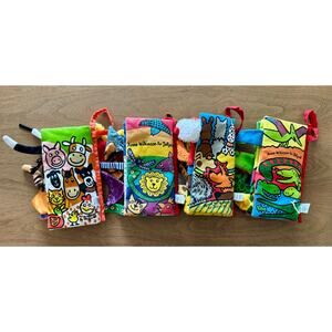 Jellycat Bundle of 4 Tails Crinkle Sensory Books Baby